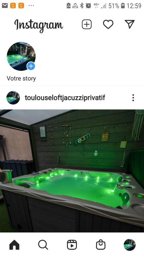 Spa Privatif Toulouse Jacuzzi Villa Aucamville Exterior foto